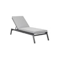 "Sleek Modern Outdoor Lounge Chair with Adjustable Backrest"